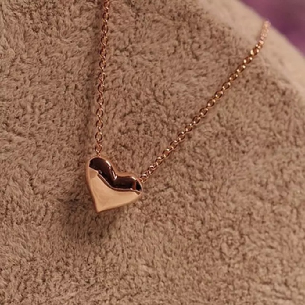 NEW!💙💎💛GOLDEN BUBBLE HEART💛💎💙PRETTY & DAINTY - Picture 6 of 8